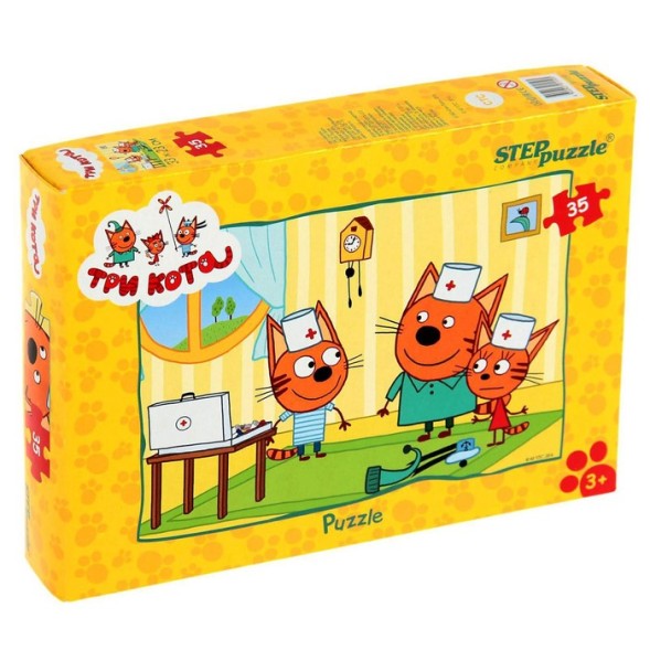 Пазлы «Три кота», 60 элементов