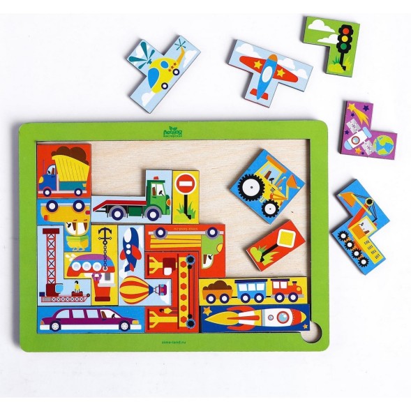 Головоломка Смарт-тетрис, 3 комплекта деталей