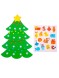 Игра на липучках «Новогодняя ёлочка», наряжаем ёлочку, сортируем игрушки