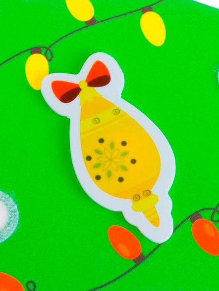 Игра на липучках «Новогодняя ёлочка», наряжаем ёлочку, сортируем игрушки