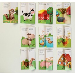 Обучающие карточки «Запуск речи. Что происходит на ферме?» с открывающимися окнами