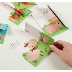 Обучающие карточки «Запуск речи. Что происходит на ферме?» с открывающимися окнами