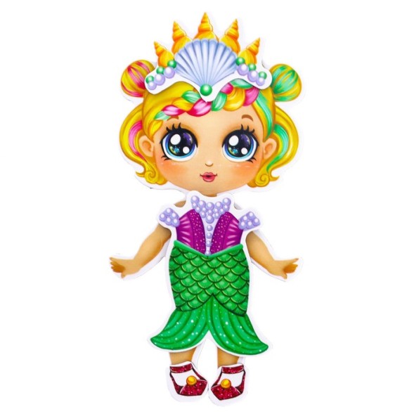 Магнитный набор «Стильная крошка», Одевашки