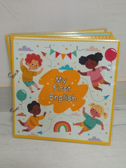 Игра на липучках My first english, часть 1