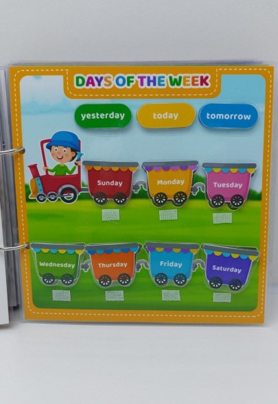 Игра на липучках My first english, часть 1