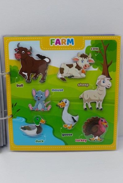 Игра на липучках My first english, часть 1