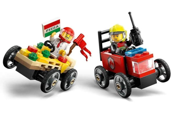 Конструктор LEGO City Пицца против Пожарной машины 70 дет. 60458