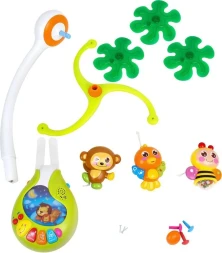 Мобиль музыкальный Милые друзья, 5 игрушек. Hola