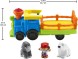 Игрушечный поезд для малышей Choo-Choo Zoo от Fisher-Price Little People со звуками музыки и 3 фигурками для ролевых игр