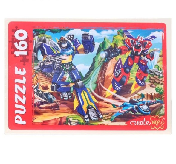 Пазлы «Мир трансформеров №9», 160 элементов