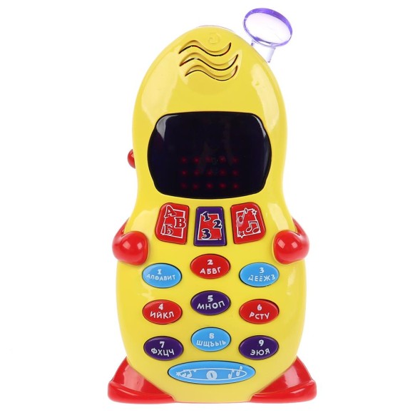 Обучающий телефон Умка &quot;Винни-Пух&quot;, свет, звук, 5 песен, 3 режима