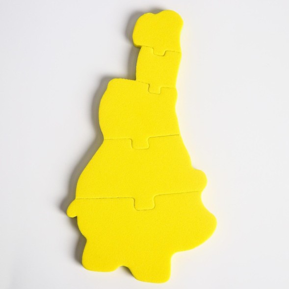 Игрушка - пазл для ванны (головоломка), «Пирамидка:Домашние животные» 5 деталей