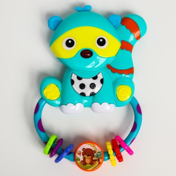 Музыкальная игрушка «Енот» с зеркальцем и светом