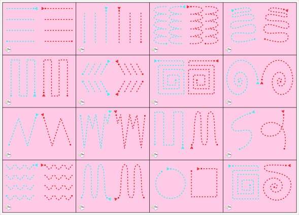 Набор карточек для рисования двумя руками "Лягушка"