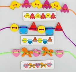 Большой шнуровальный набор, 72 элемента