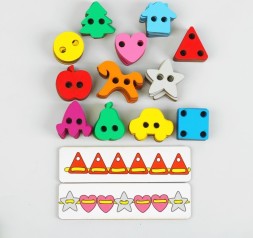 Большой шнуровальный набор, 72 элемента