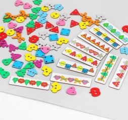 Большой шнуровальный набор, 72 элемента