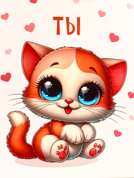 Пакет подарочный вертикальный ТЫ, 26×32×12 см