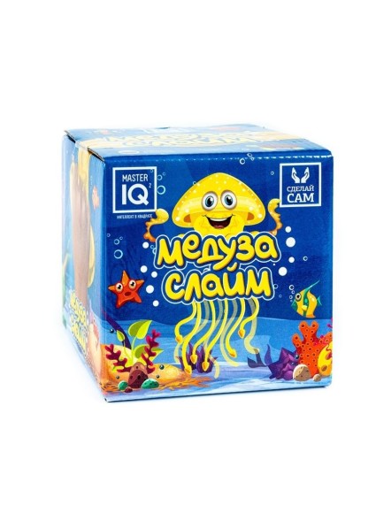 Набор для опытов Master IQ2 Медуза-слайм, желтый