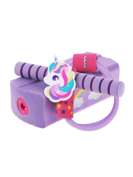 MOBYJUMPER. Тренажер для прыжков со звуком Единорог сиреневый