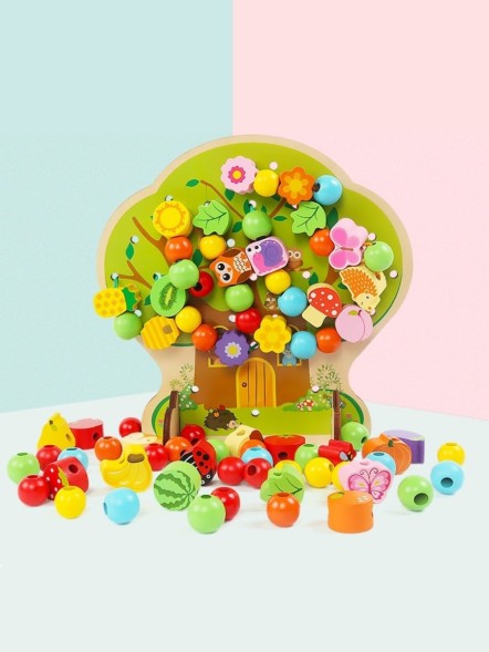 Шнуровка для детей Дерево