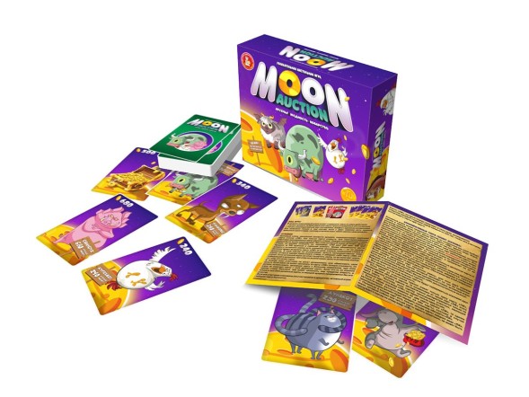 Настольная игра для детей и взрослых &quot;Moon Auction&quot;
