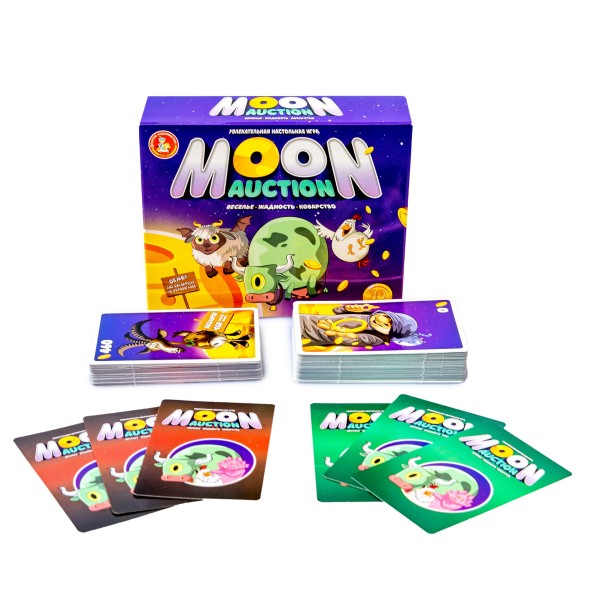 Настольная игра для детей и взрослых &quot;Moon Auction&quot;