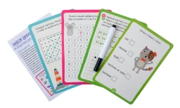 IQ Многоразовые карточки с маркером. Пишем цифры и считаем 4-6 лет, Айрис-пресс