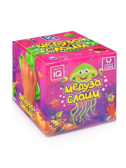 Набор для опытов Master IQ2 Медуза-слайм, зеленый