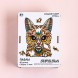 Пазлы фигурные «Кошка», 47 деталей, дерево