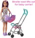 Игровой набор Barbie Skipper Babysitters Inc с куклой, коляской, куклой и 5 аксессуарами, съемное сиденье коляски для переноски