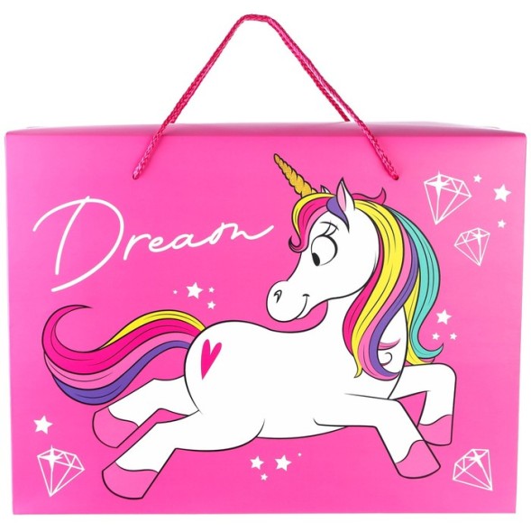 Пакет-коробка, &quot;Dream&quot;, Минни Маус, 40х30х15 см