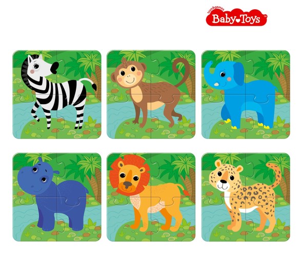 Пазлы MAXI «Собери свою зверюшку. Животные Африки» (24 элемента) Baby Toys