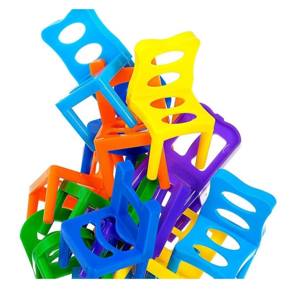 Настольная игра «На 4 ногах», большая версия, 70 стульев, 8 цветов