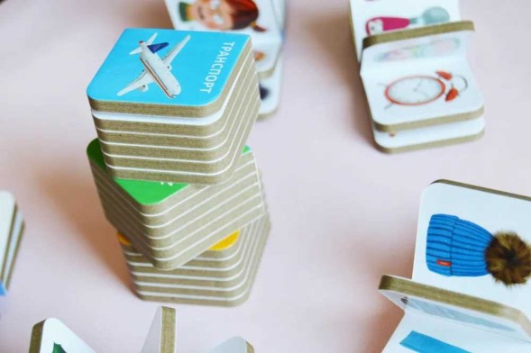 Мини-книжки для малыша (9 книжек-кубиков)