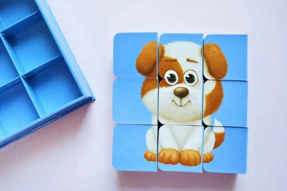 Мини-книжки для малыша (9 книжек-кубиков)