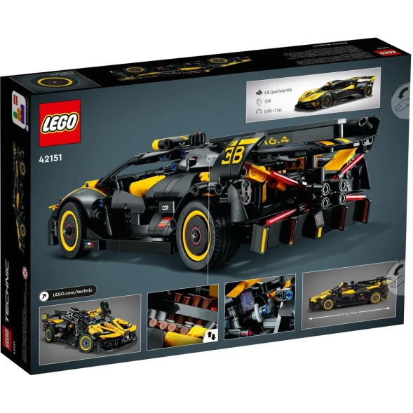 Конструктор LEGO Бугатти Болид Техник 42151