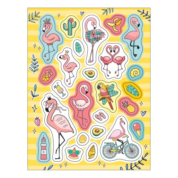 Альбом наклеек Росмэн Фламинго, 100 наклеек