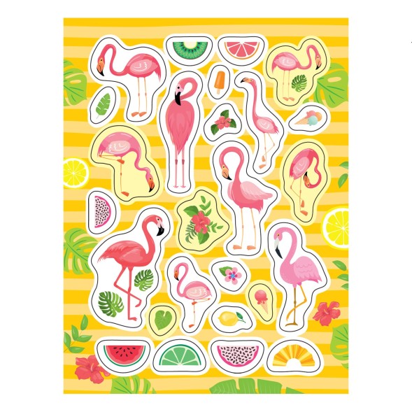 Альбом наклеек Росмэн Фламинго, 100 наклеек