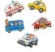 Макси пазлы «Полезные машины», 5 пазлов, 10 деталей