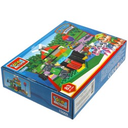 Конструктор супер щенки: охрана в парке, 83 дет, Щенячий патруль. Город мастеров