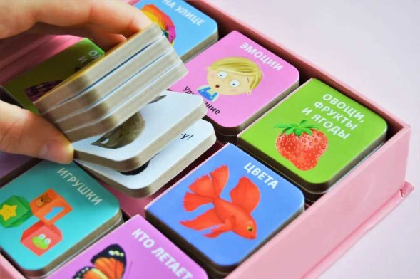 Мини-книжки для малышки (9 книжек-кубиков)