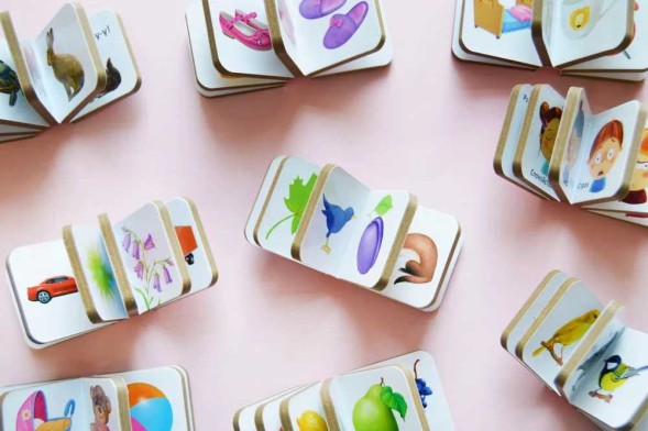 Мини-книжки для малышки (9 книжек-кубиков)