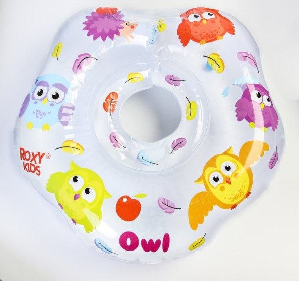 Надувной круг на шею для купания малышей Owl, «Птички»