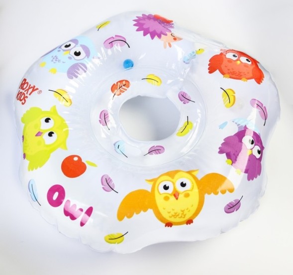 Надувной круг на шею для купания малышей Owl, «Птички»