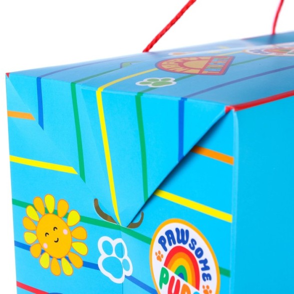 Пакет-коробка, &quot;Happy&quot;, Щенячий патруль, 40х30х15 см