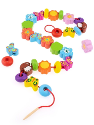 Шнуровка Бусы &quot;Полянка&quot;, 29 деталей