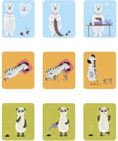 Настольные игры. Пазл Трио. Оживающие эмоции