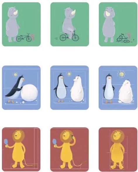 Настольные игры. Пазл Трио. Оживающие эмоции