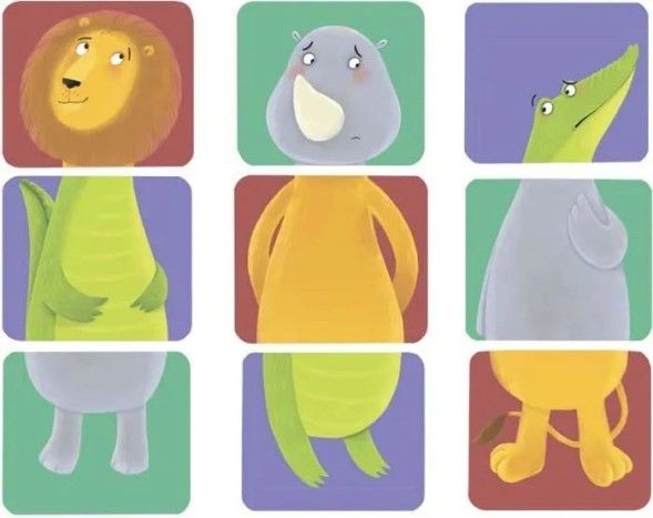 Настольные игры. Пазл Трио. Оживающие эмоции